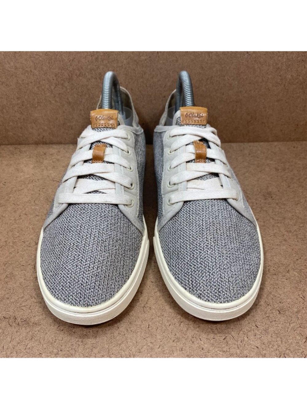 OluKai Womens Pehuea Li Casual Sneakers Size 9 Gray Rubber Sole Textile Upper - Picture 2 of 8